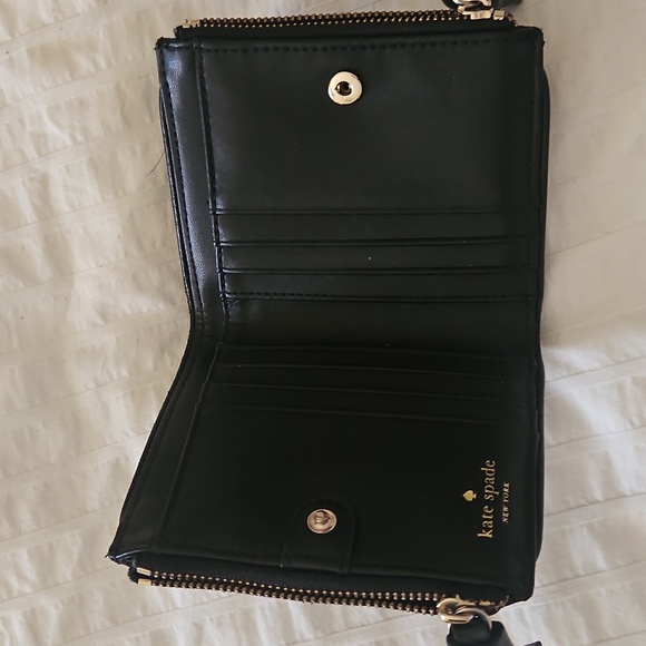 Kate Spade Small Black Backpack with Matching Wallet - Picture 3 of 6
